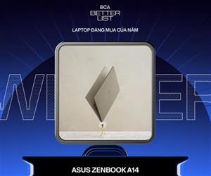 ASUS Zenbook A14: Laptop mỏng nhẹ đáng mua nhất năm tại Better Choice Awards 2025